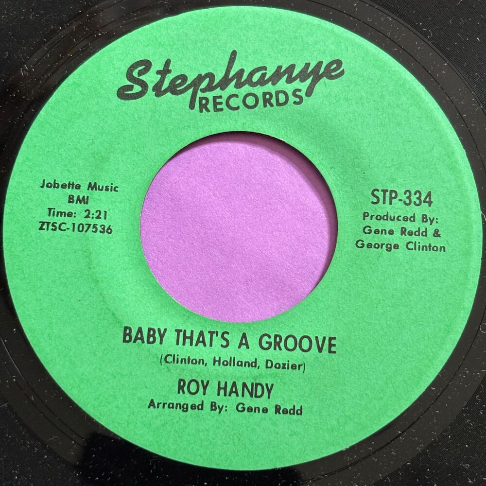 Roy Handy-Baby that's a groove-Stephanye R E+