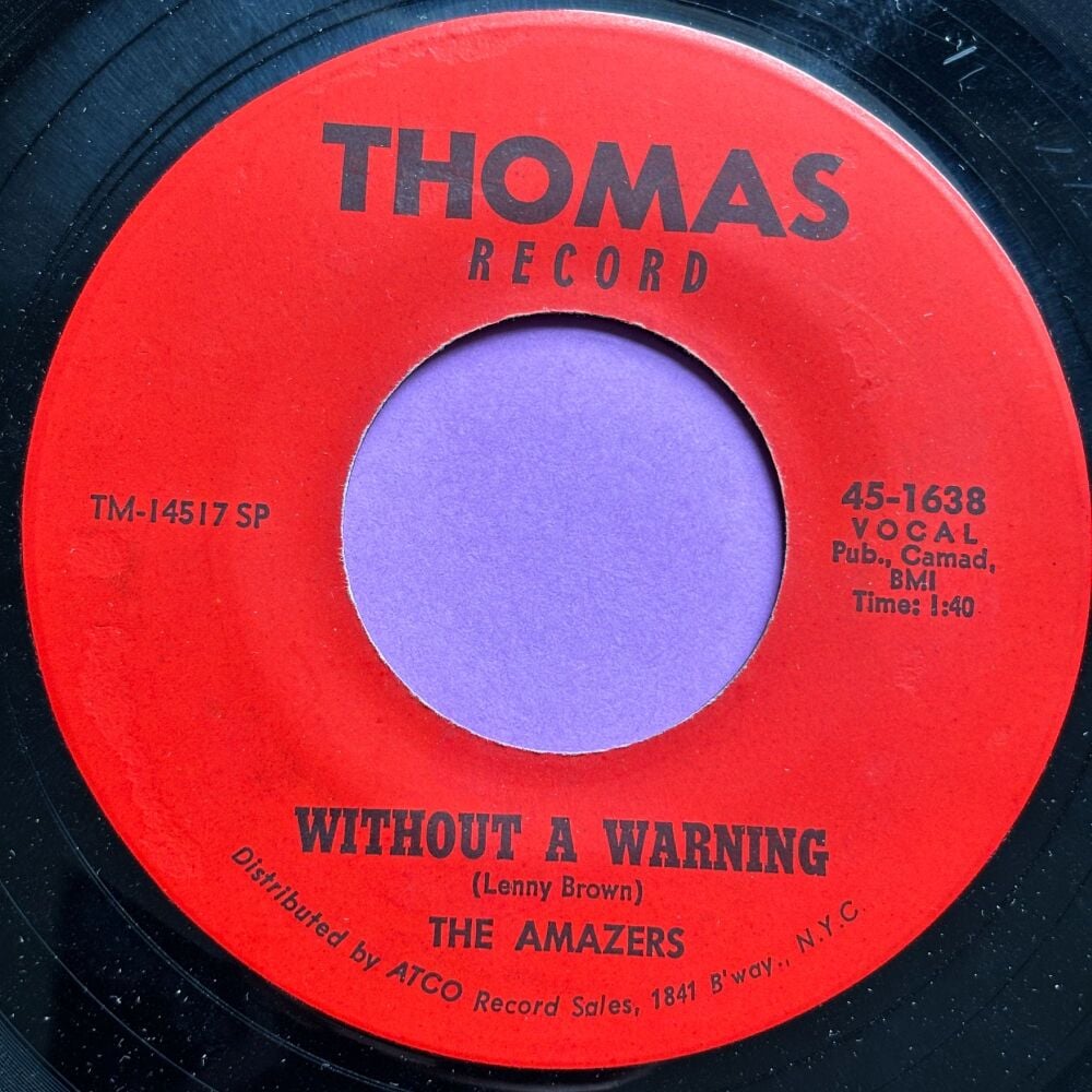 Amazers-Without a warning-Thomas E+