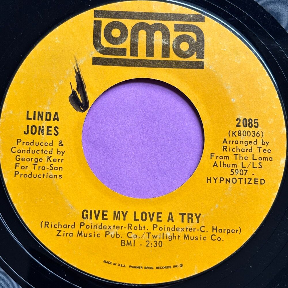 Linda Jones-Give my love a try-Loma E+