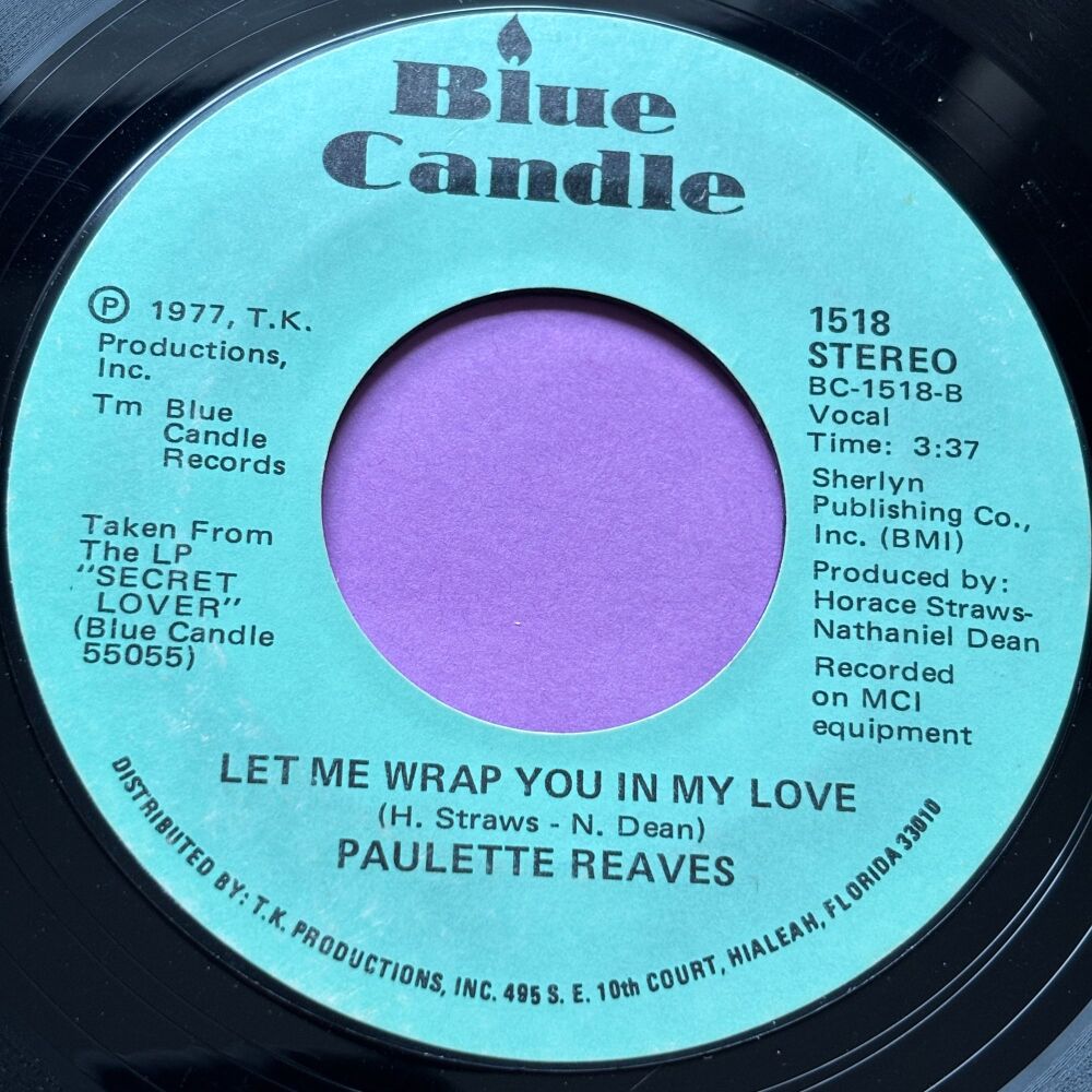 Paulette Reaves-Let me wrap you in my arms-Blue Candle E+