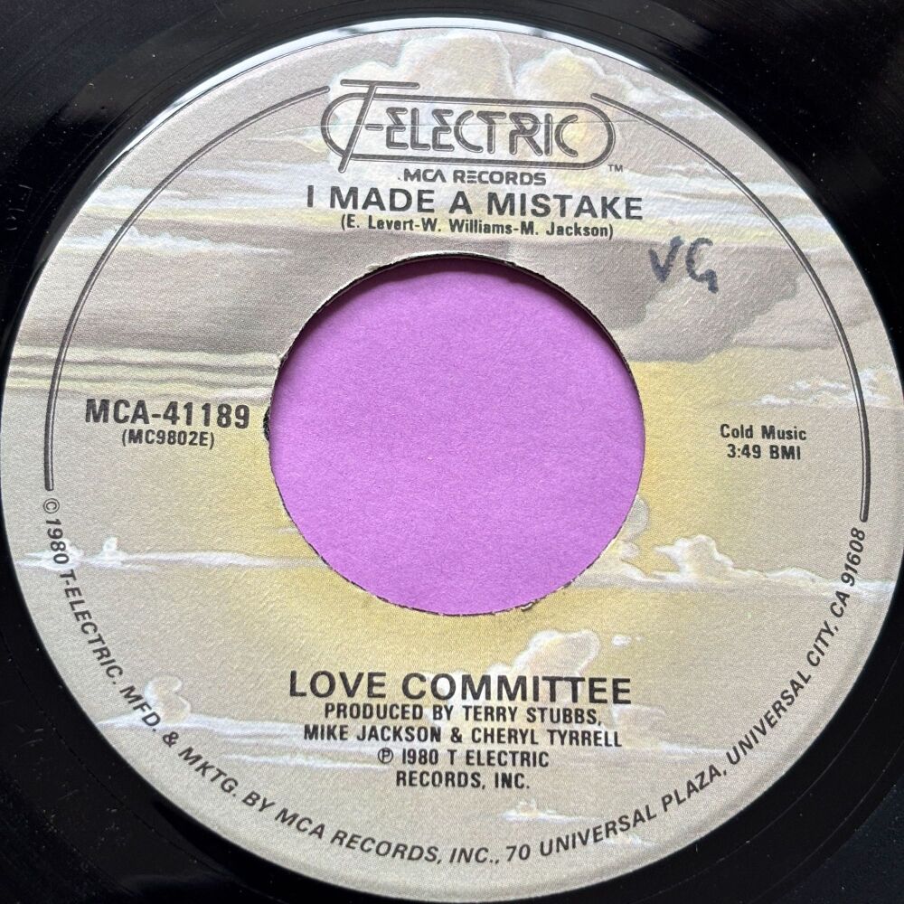 Love Committee-I made a mistake-Electric vg+