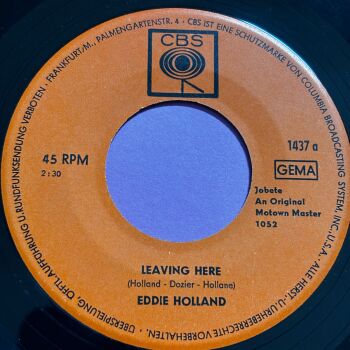 Eddie Holland-Leaving here-German CBS E+