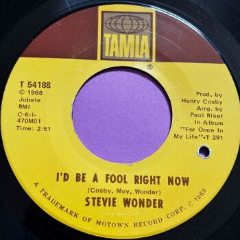 Stevie Wonder-I'd be a fool right now-Tamla E+