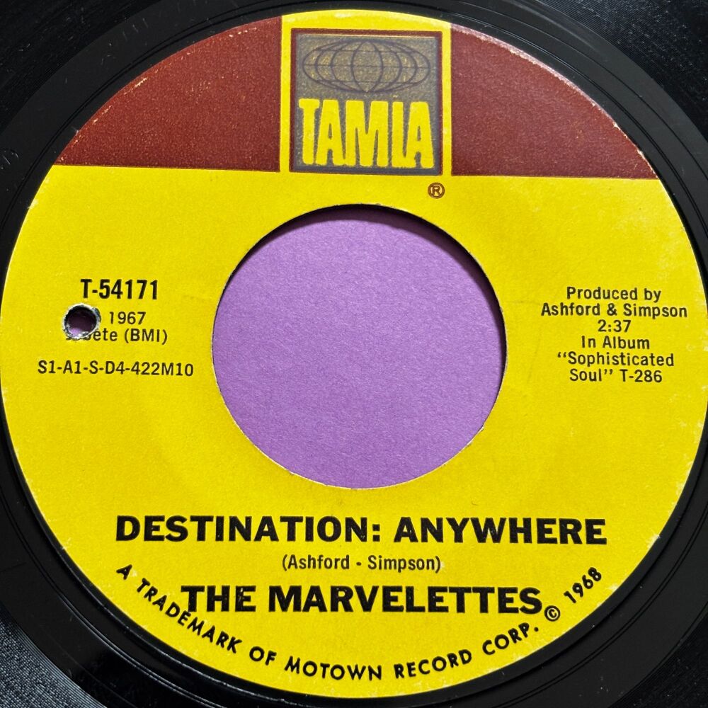 Marvelettes-Destination: Anywhere-Tamla E+