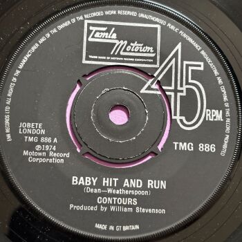 Contours-Baby hit and run-TMG 886 M-