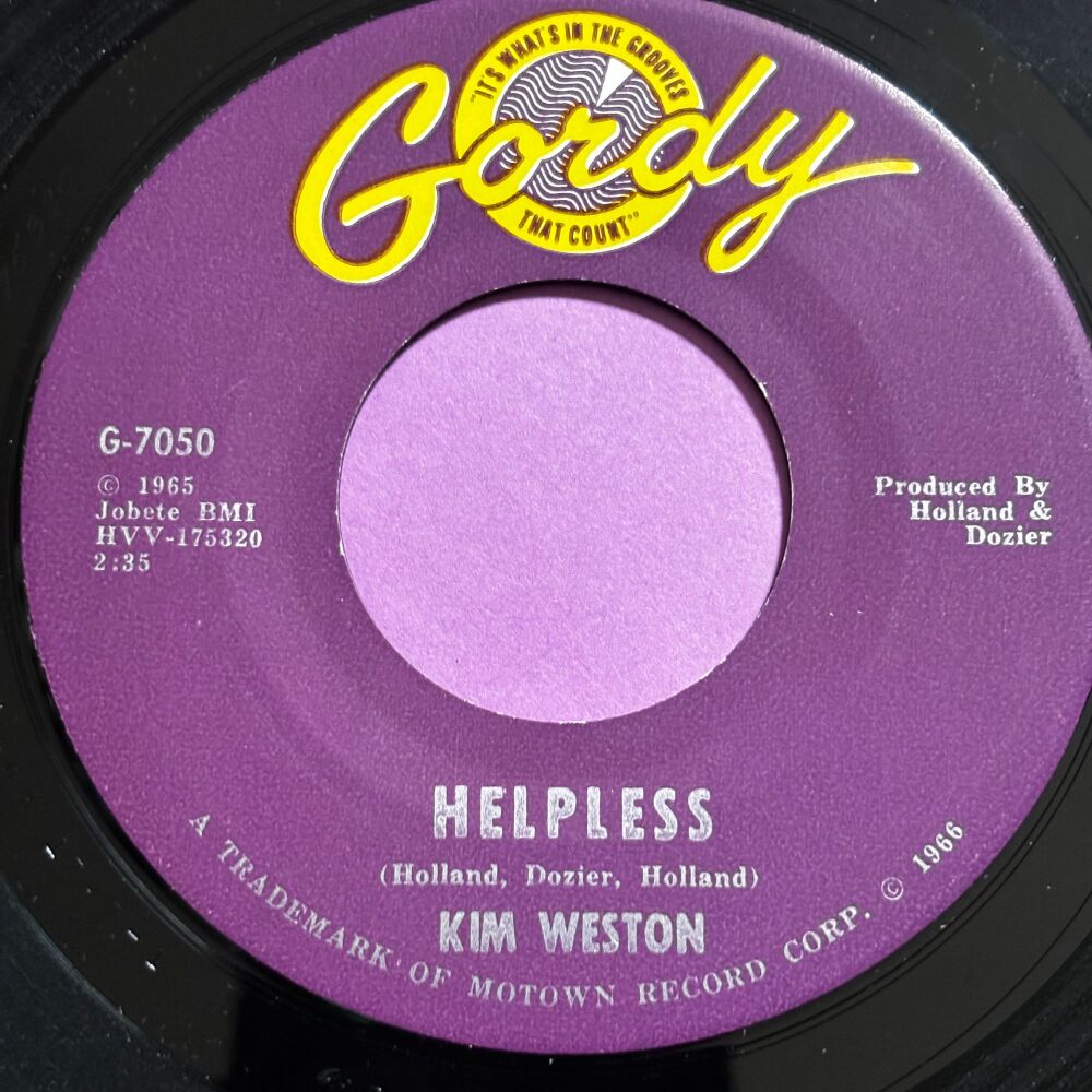 Kim Weston-Helpless-Gordy E+