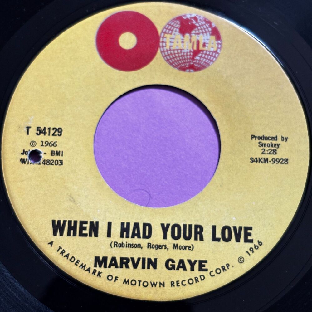 Marvin Gaye-When I had your love-Tamla E+