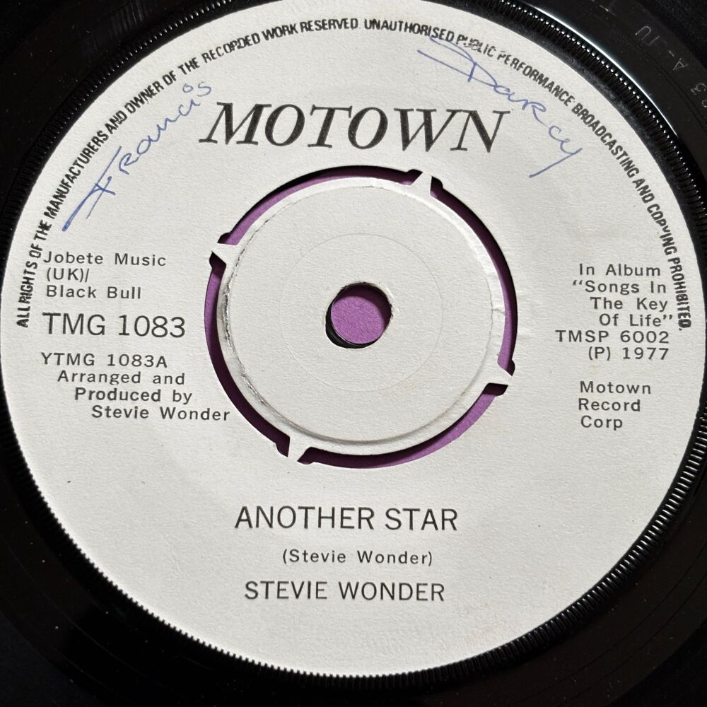 Stevie Wonder-Another star-TMG 1083 wol E+