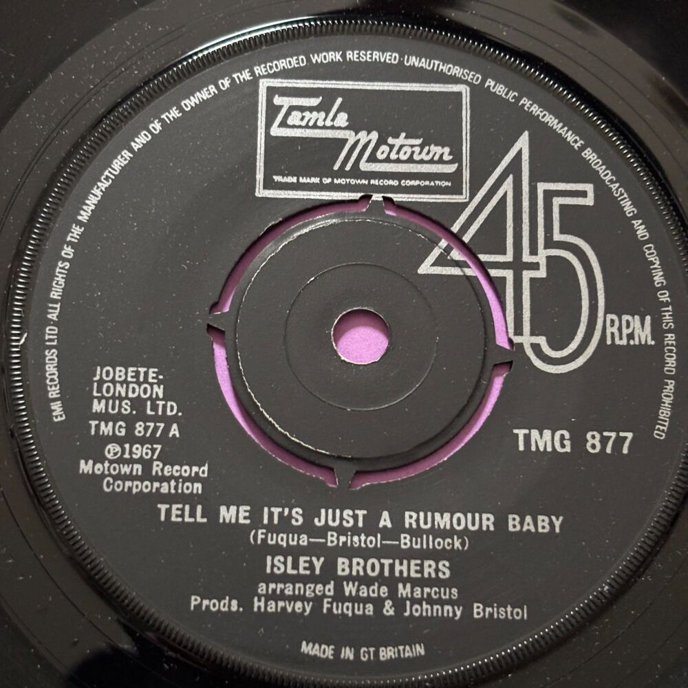 Isley Brothers-Tell me it's just a rumour baby-TMG 877 E+
