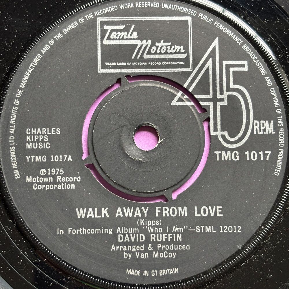 David Ruffin-Walk away from love-TMG 1017 M-