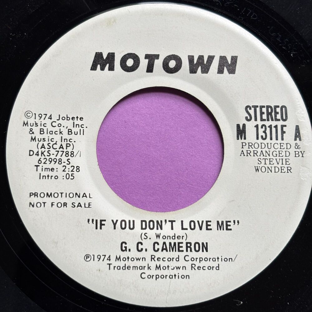 G.C Cameron-If you don't love me-Motown WD E+