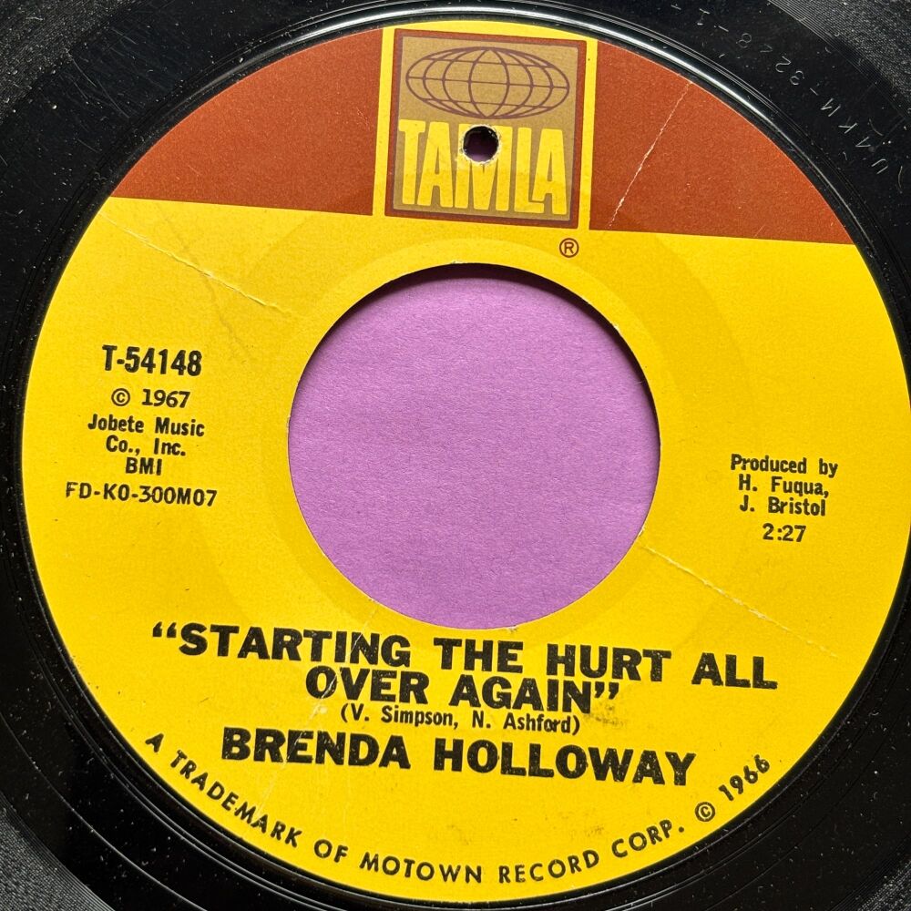 Brenda Holloway-Starting the hurt all over again-Tamla E+