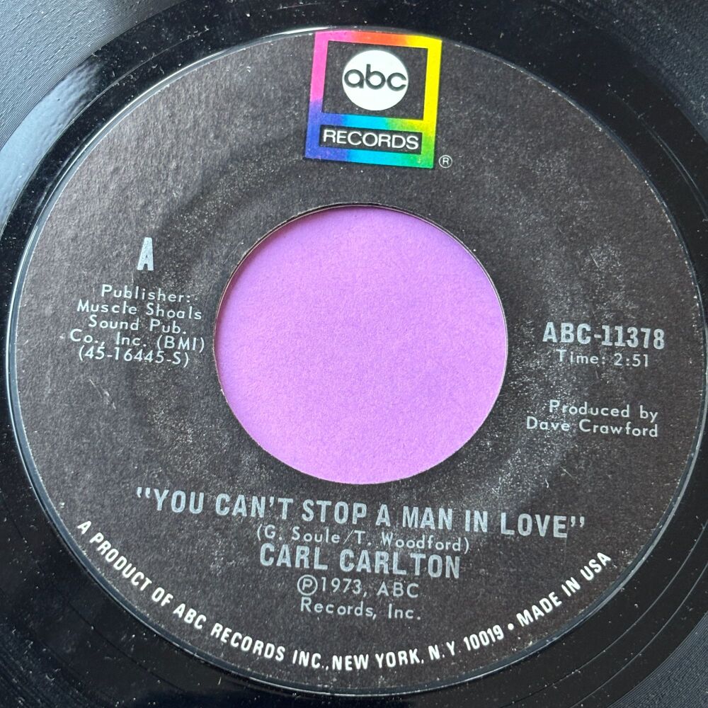 Carl Carlton-You can't stop a man in love-ABC E+