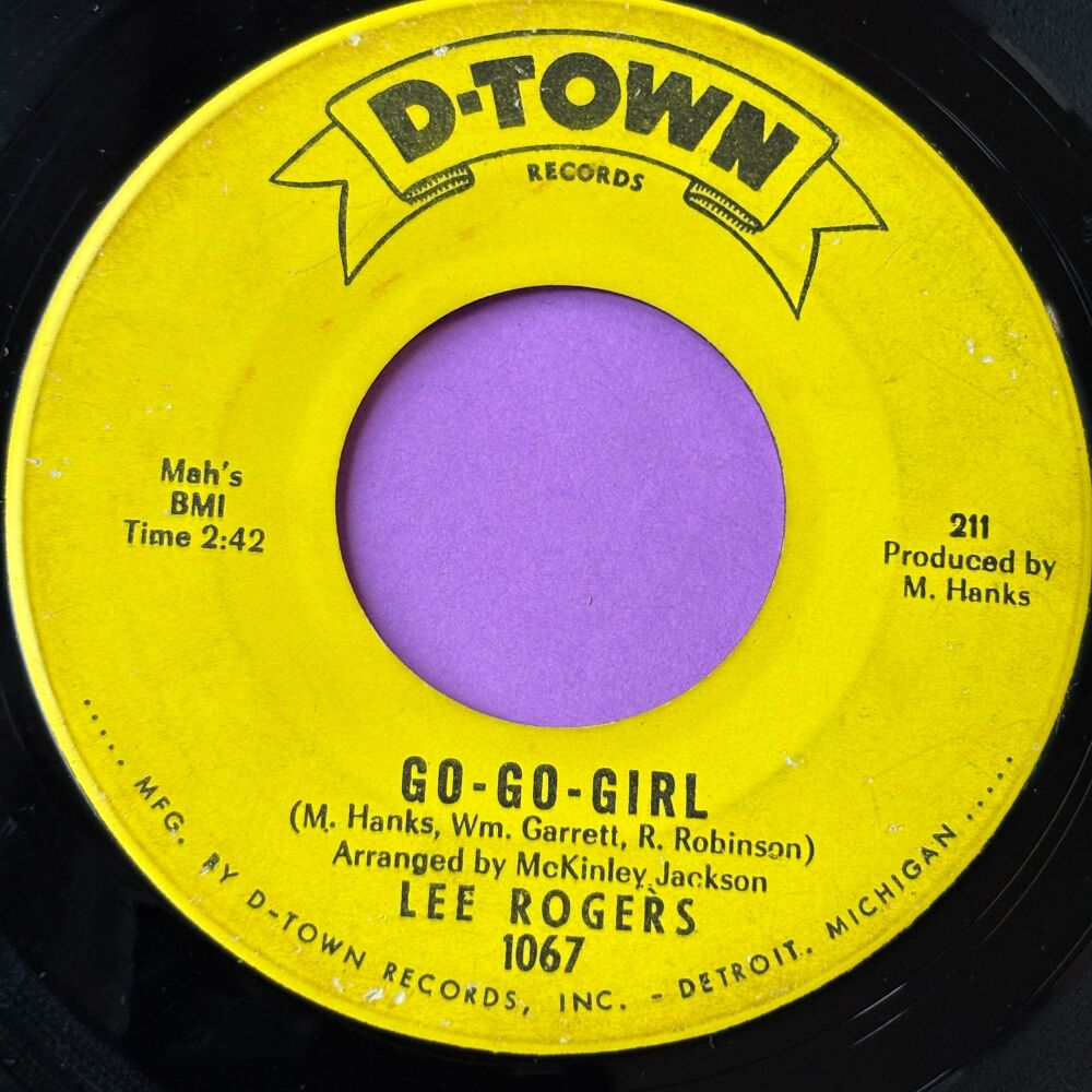 Lee Rogers-I'm a practical guy/ Go-go girl-D-Town E