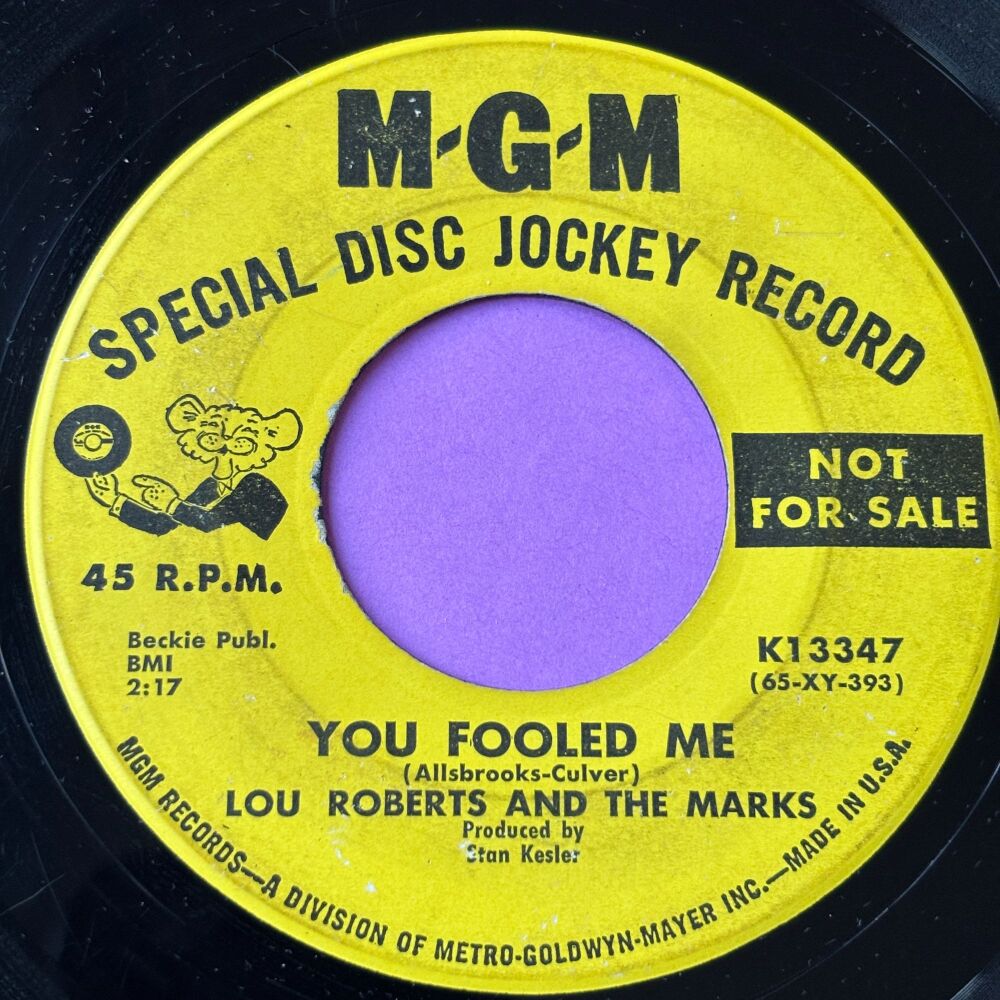 Lou Roberts-You fooled me-MGM Demo vg+