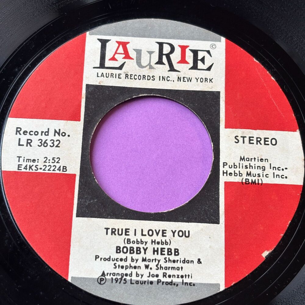 Bobby Hebb-True I love you-Laurie E