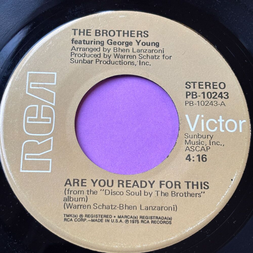 Brothers-Are you ready for this-RCA E+