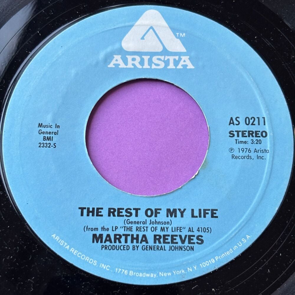 Martha Reeves-The rest of my life-Arista M-
