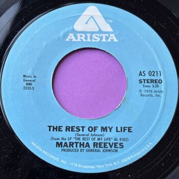 Martha Reeves-The rest of my life-Arista M-
