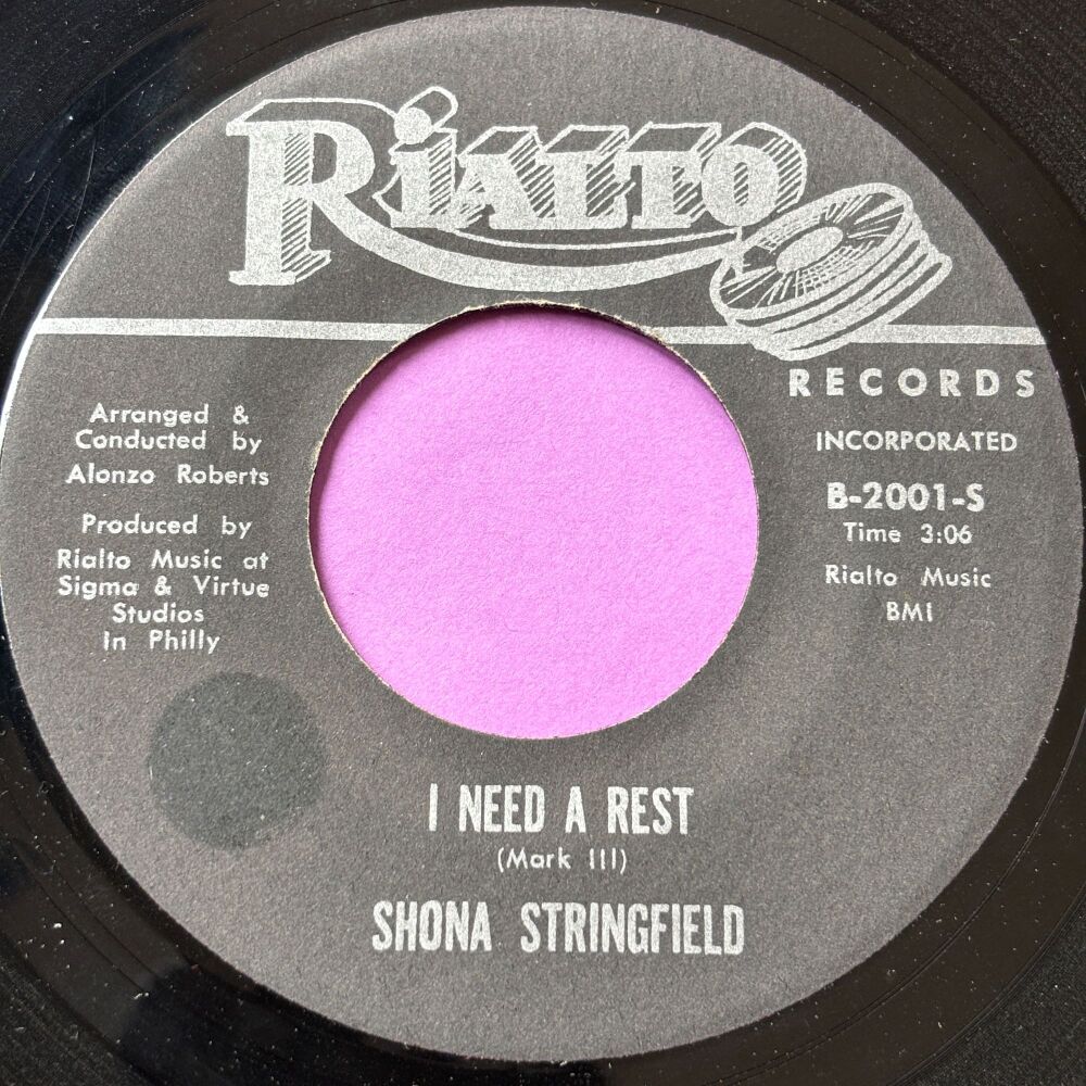Shona Stringfield-I need a rest-Rialto E+