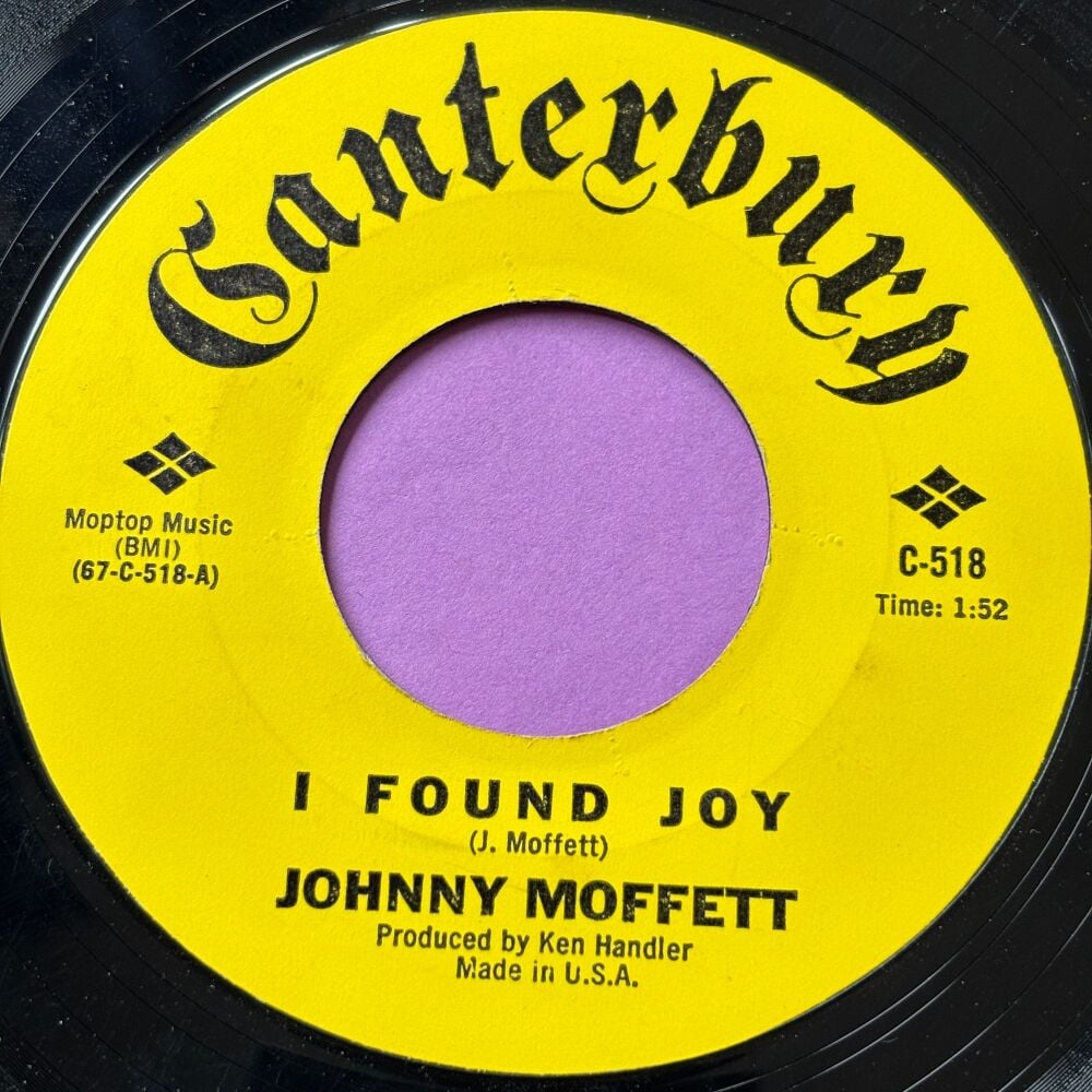 Johnny Moffett-I found joy-Canterbury E