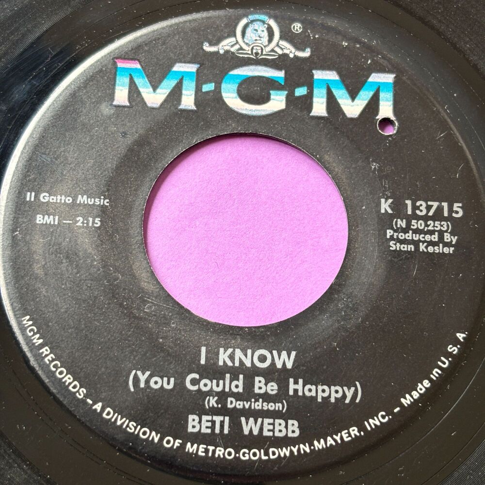 Beti Webb-I know-MGM E+