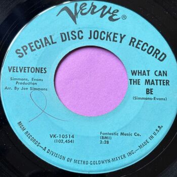 Velvetones-What can the matter be-Verve E+
