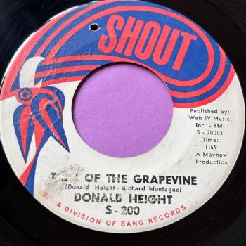 Donald Height-Talk of the grapevine-Shout LT E