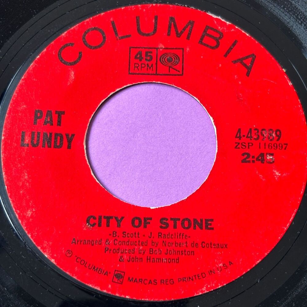 Pat Lundy-City of stone-Columbia E