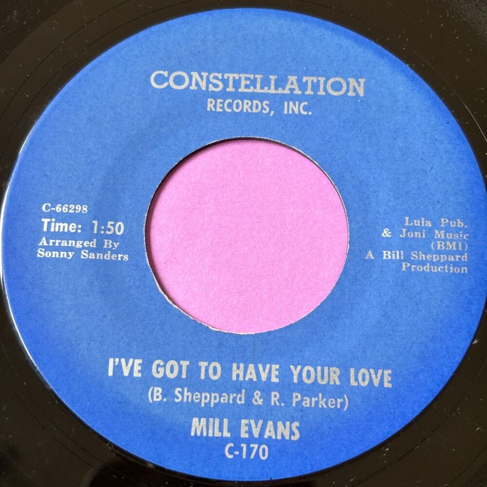 Mill Evans-I've got to have your love-Constellation E+
