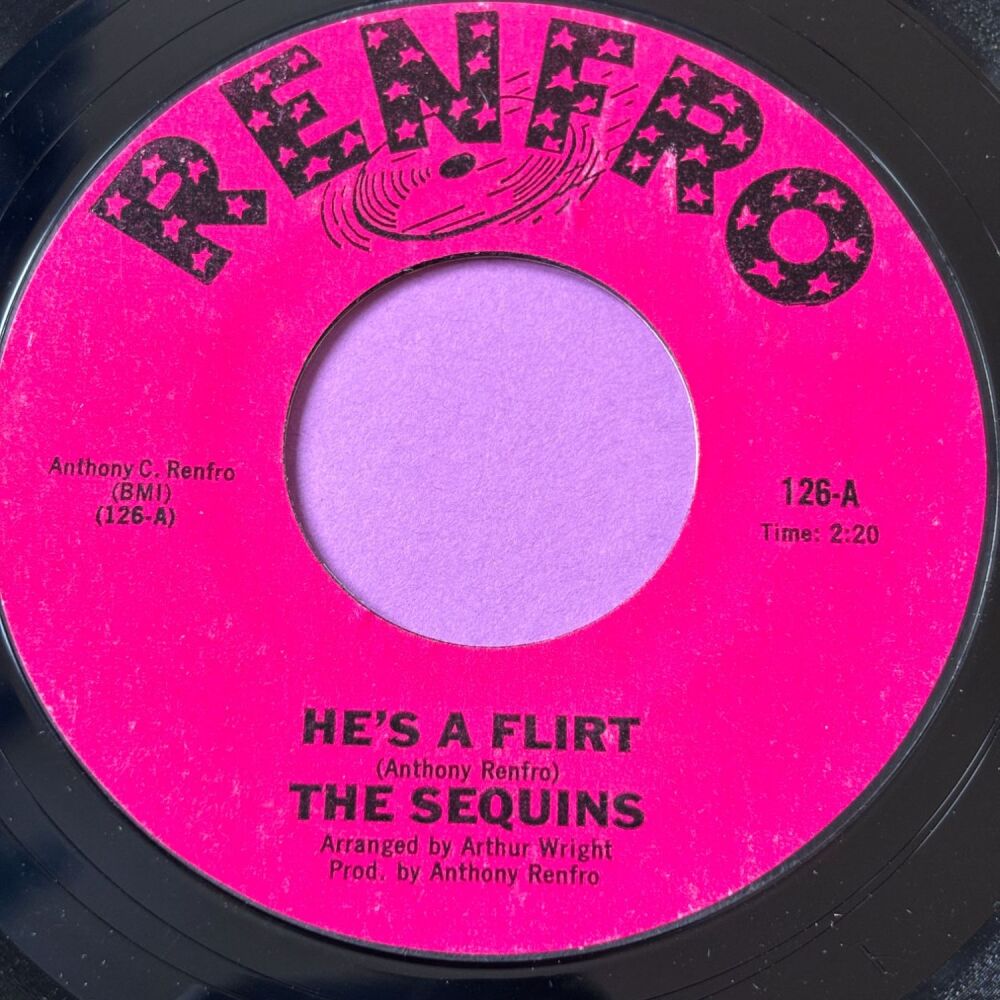 Sequins-He's a flirt/ A case of love-Renfro R E+