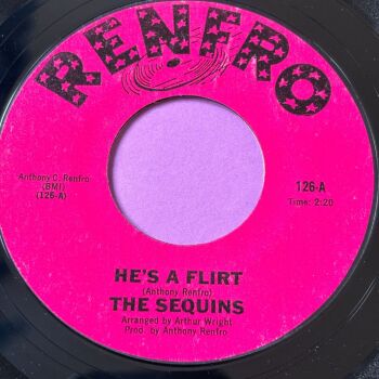 Sequins-He's a flirt/ A case of love-Renfro R E+