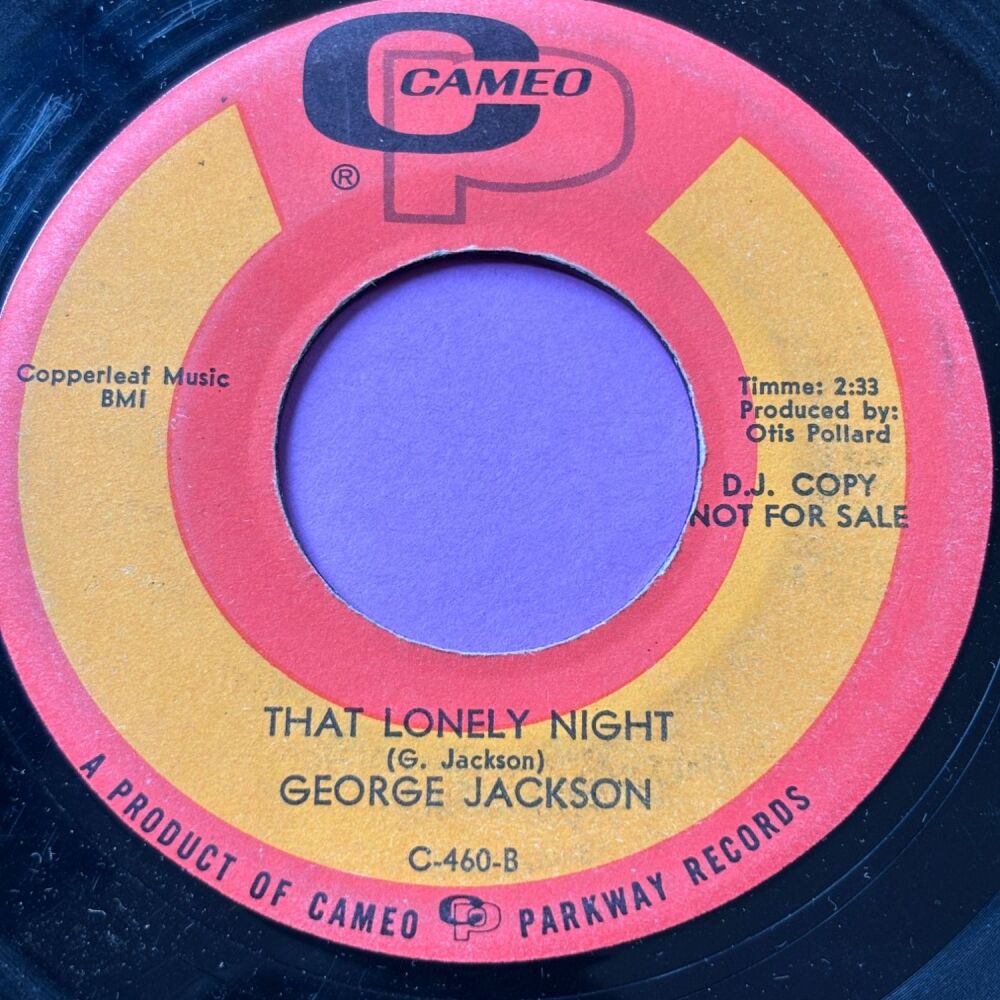 George Jackson-That lonely night-Cameo Parkway vg+