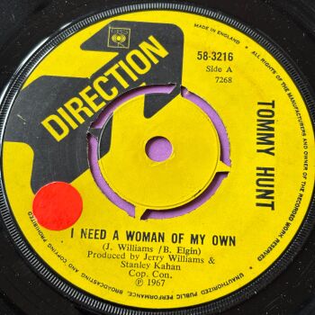 Tommy Hunt-I need a woman of my own-UK Direction E+