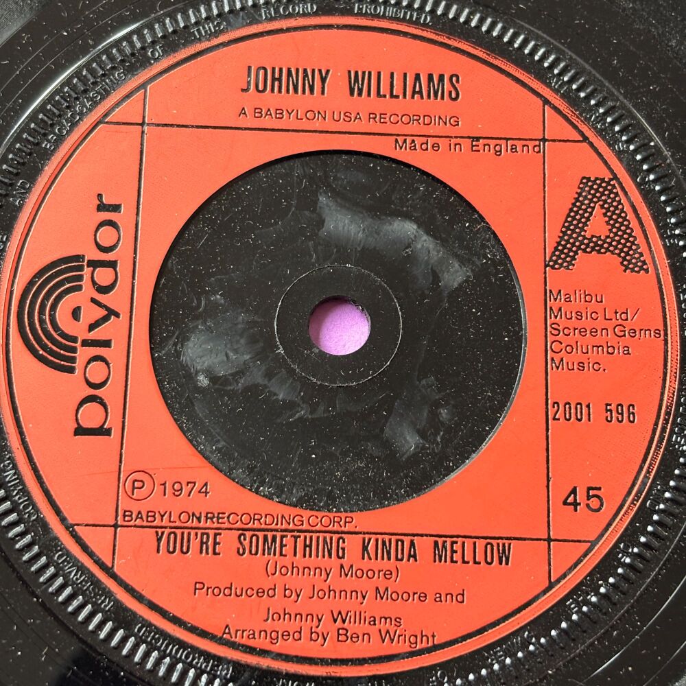 Johnny Williams-You're something kinda mellow-UK Polydor M-