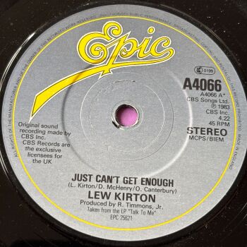 Lew Kirton-Just can't get enough-UK Epic E+