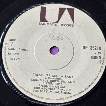 Cornelius Brothers-Treat her like a lady-UK UA E
