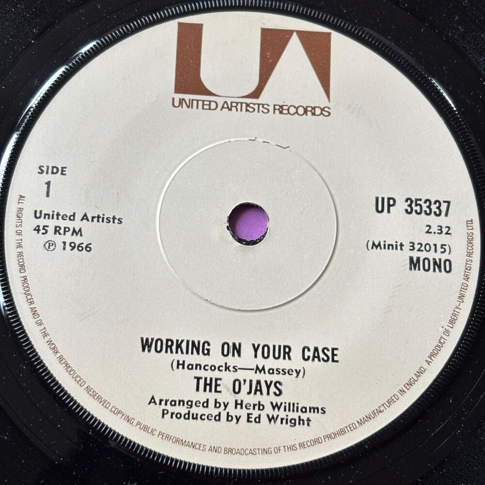 O'Jays-Working on your case-UA E+