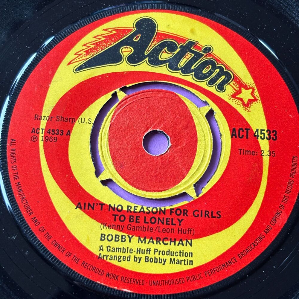 Bobby Marchan-Ain't no reason for girls to be lonely-UK Action E+
