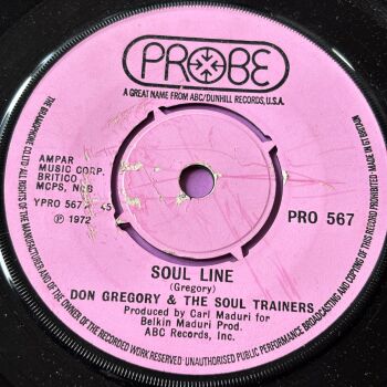Don Gregory & the Soul Trainers-Soul Line-UK Probe E+