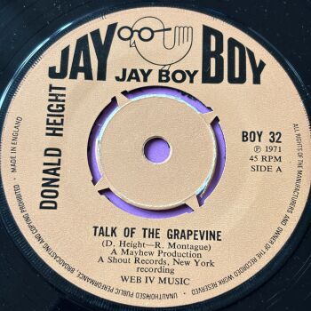 Donald Height-Talk of the grapevine-UK Jay Boy E+
