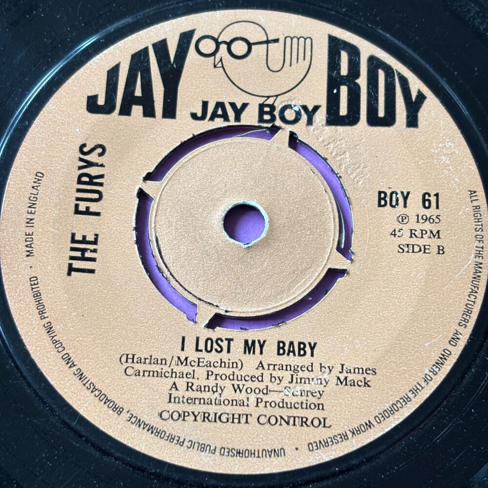 Furys-What is soul/ I lost my baby-UK Jay Boy E+