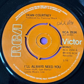Dean Courtney-I'll always need you-UK RCA wol E