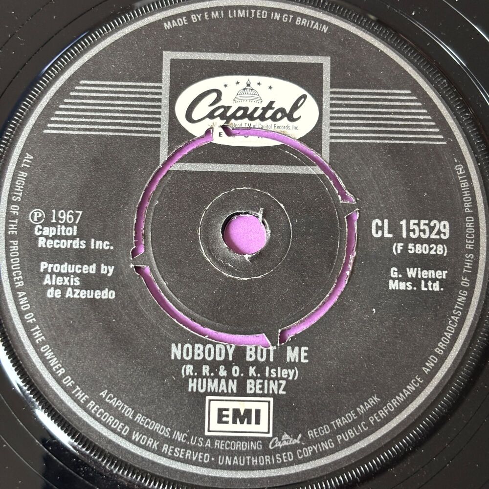 Human Beinz-Nobody but me-UK Capitol E+
