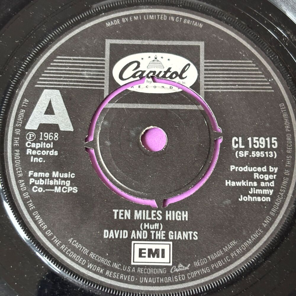 David and the Giants-Ten miles high-UK Capitol E+