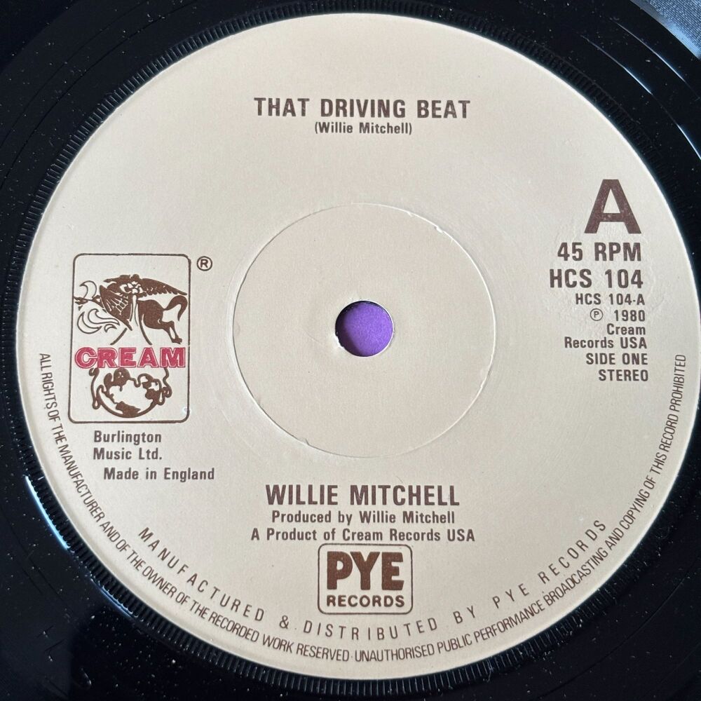 Willie Mitchell-That driving beat-UK Cream E+