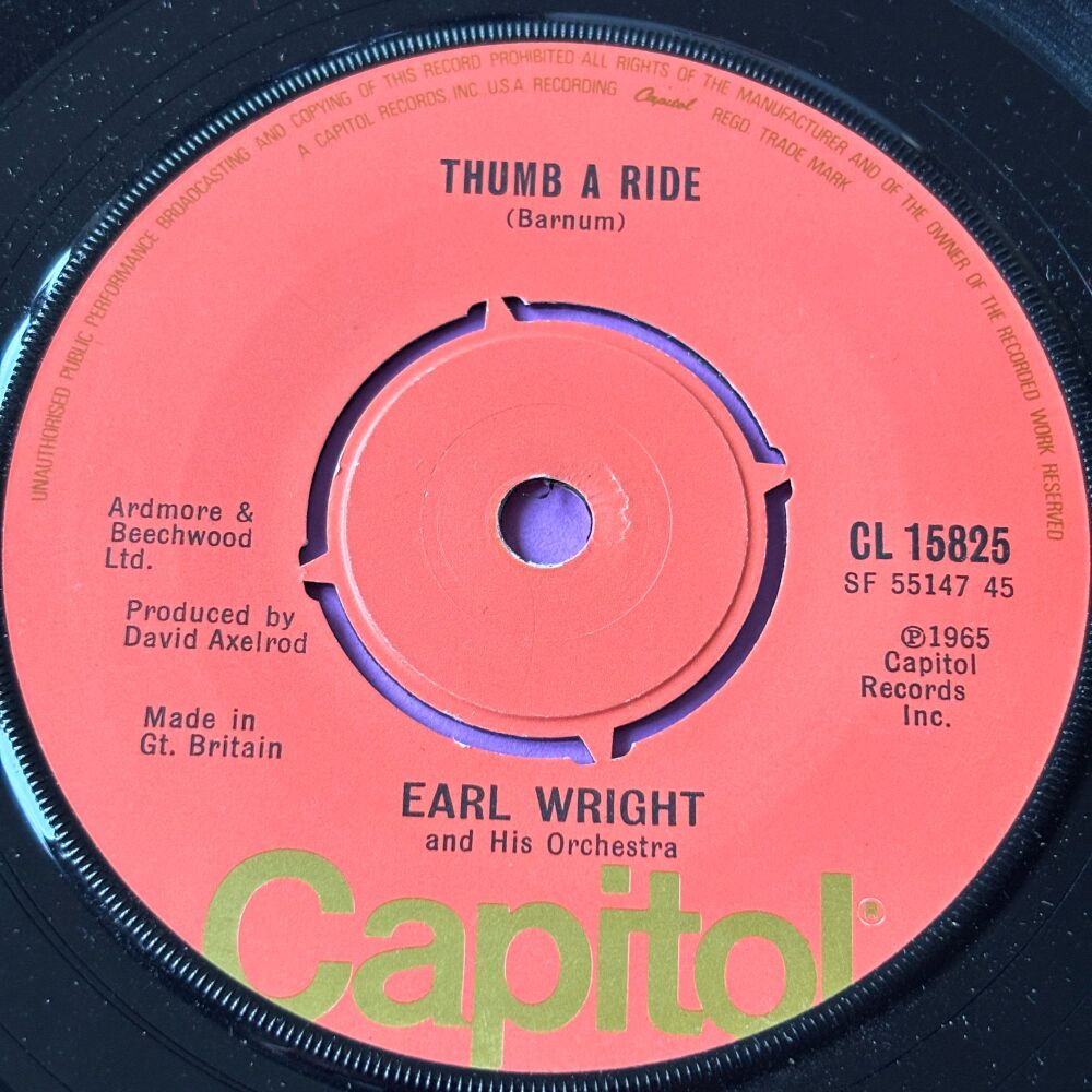 Earl Wright-Thumb a ride-UK Capitol E+