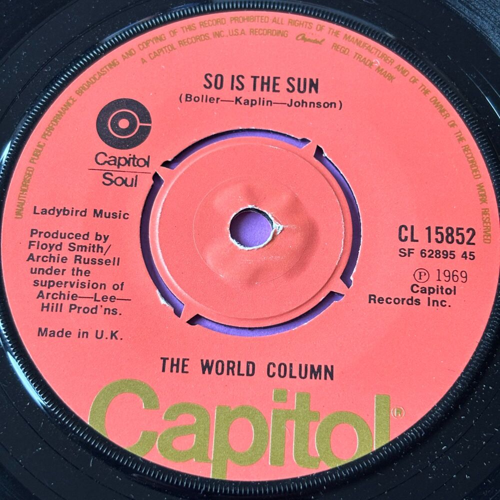 World Column-So is the sun-UK Capitol E