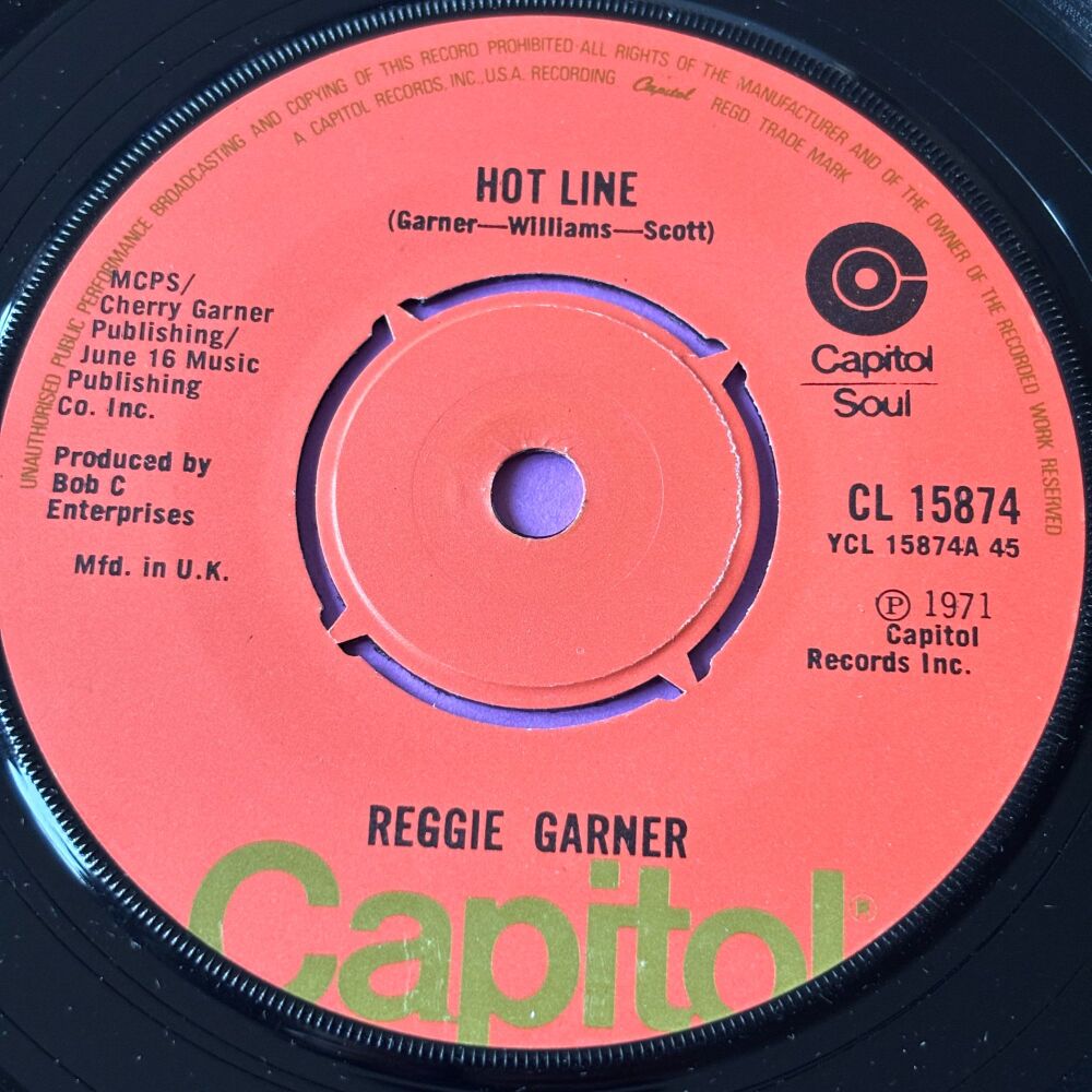 Reggie Garner-Hot Line-UK Capitol M-