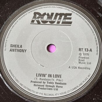 Sheila Anthony-Livin' in love-UK Route E+